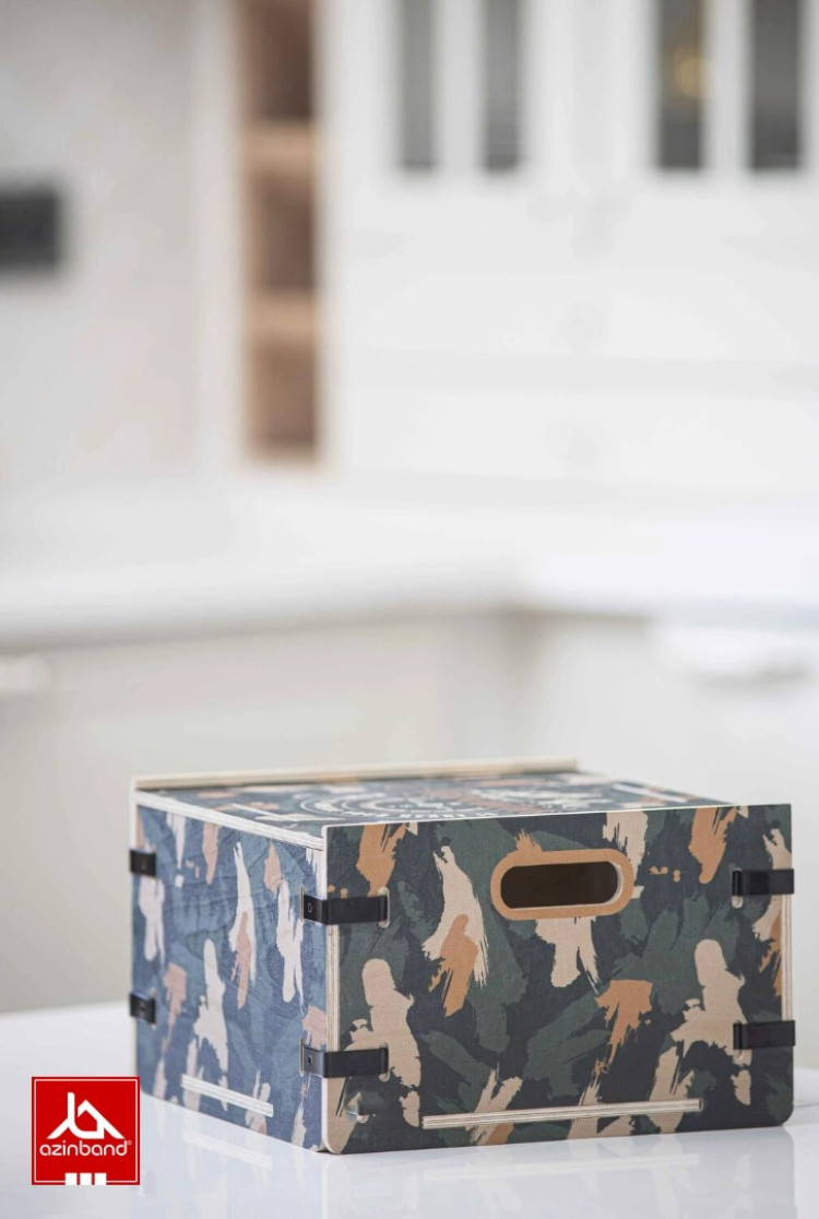 جعبه نظم‌دهنده چوبی درب‌دار مدل Shrup CampBox - شماره 2