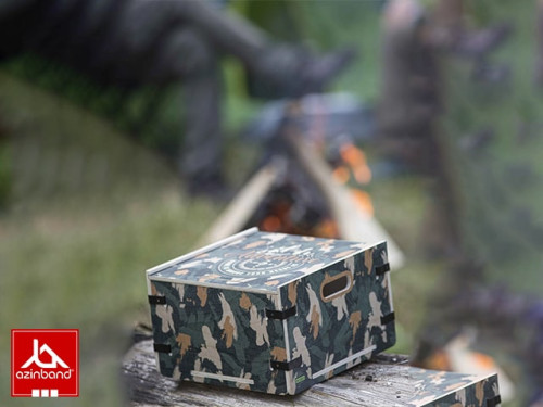 جعبه نظم‌دهنده چوبی درب‌دار مدل Shrup CampBox