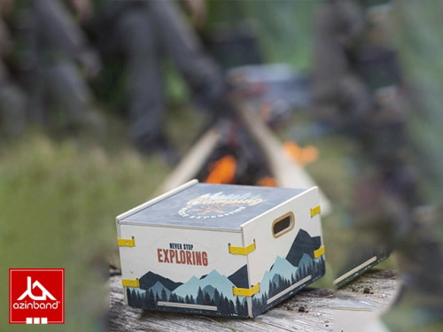 جعبه نظم‌دهنده چوبی درب‌دار مدل Moraine Camp Box